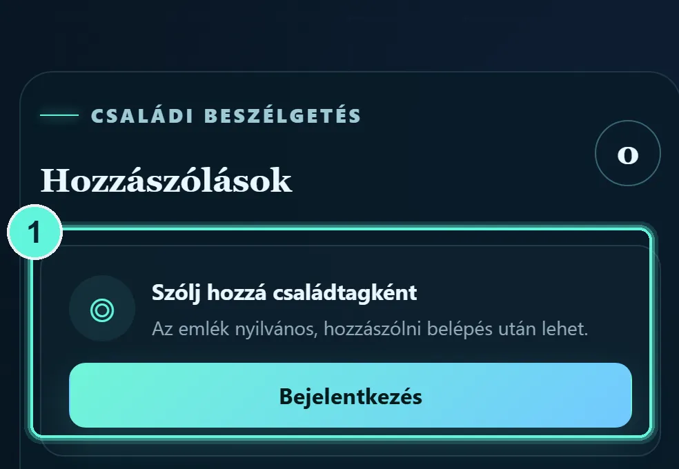 Hozzászólás-blokk: belépés után szólhatsz hozzá